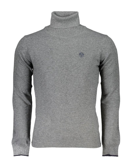 North Sails Gray Fabric Sweater