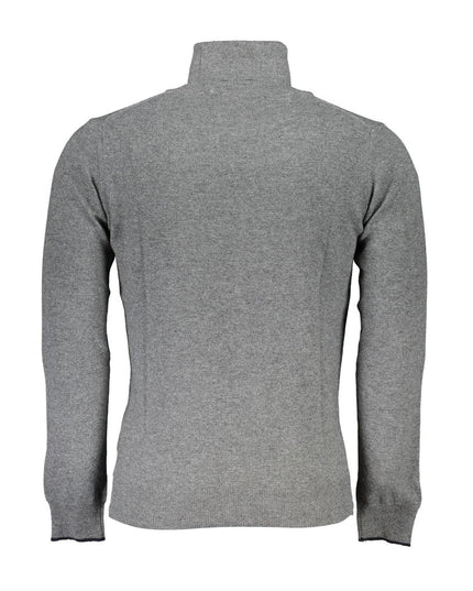 North Sails Gray Fabric Sweater