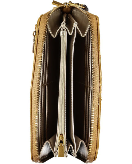 Guess Jeans Yellow Polyethylene Wallet