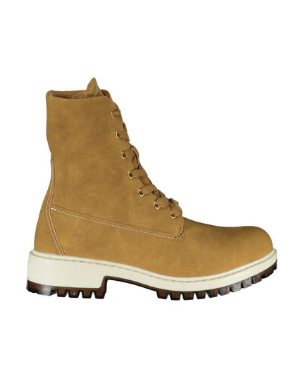 U.S. POLO ASSN. Brown Polyester Women Boot