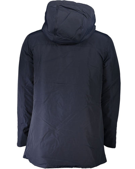 Woolrich Blue Cotton Men Jacket
