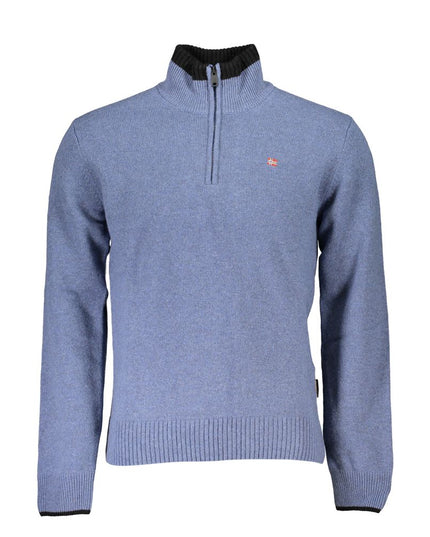 Napapijri Blue Tessuto Men Sweater