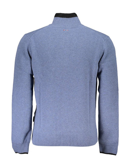 Napapijri Blue Tessuto Men Sweater