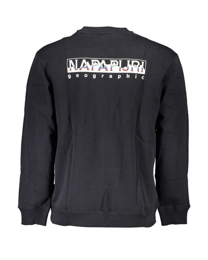 Napapijri Black Cotton Men Sweater