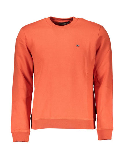 Napapijri Red Cotton Men Sweatshirt