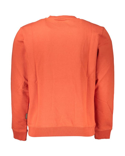 Napapijri Red Cotton Men Sweatshirt