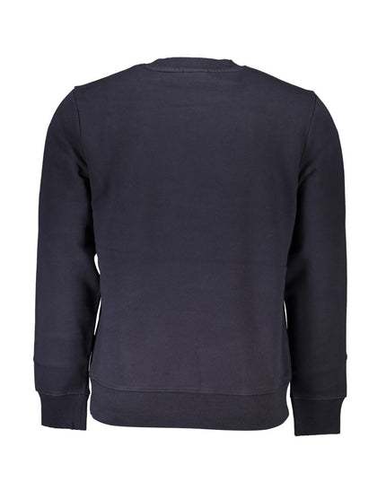 Napapijri Blue Cotton Men Sweater