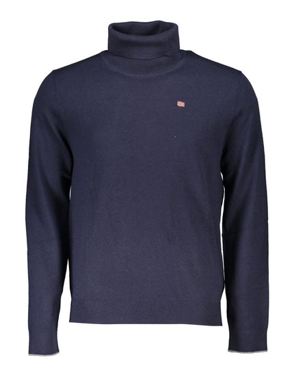 Napapijri Blue Tessuto Men Sweater