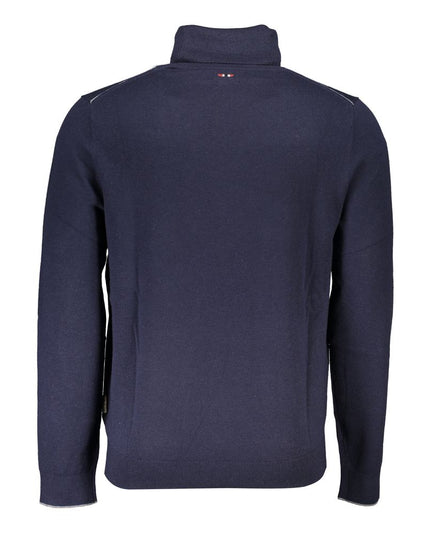 Napapijri Blue Tessuto Men Sweater