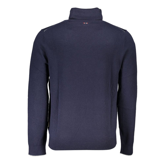 Napapijri Blue Tessuto Men Sweater
