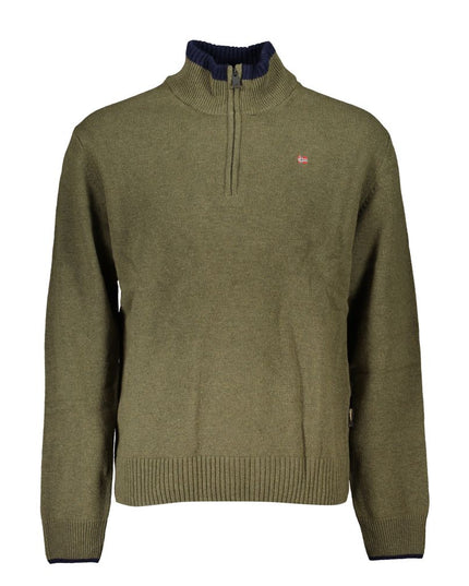 Napapijri Verde Tessuto Men Sweater
