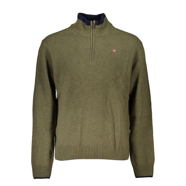 Napapijri Verde Tessuto Men Sweater