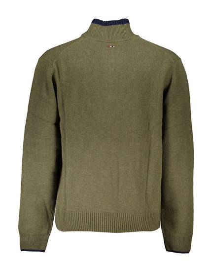 Napapijri Verde Tessuto Men Sweater