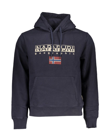 Napapijri Blue Cotton Men Sweater