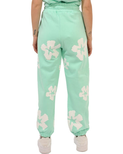 Comme Des Fuckdown Green Cotton Women Sweatpant