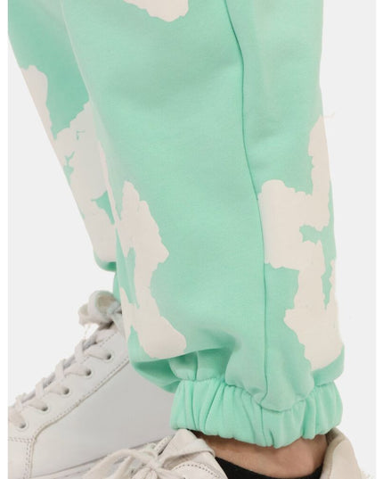 Comme Des Fuckdown Green Cotton Women Sweatpant