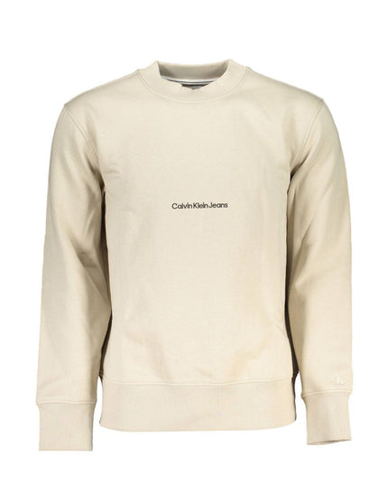 Calvin Klein Beige Cotton Men Sweater