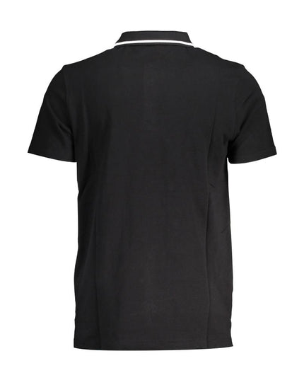 Fila Black Cotton Polo Shirt