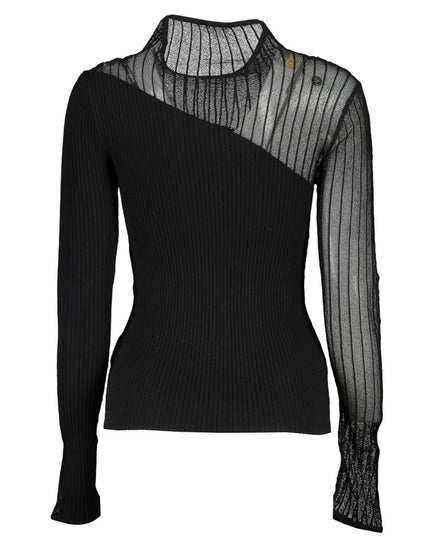 Patrizia Pepe Black Polyester Sweater
