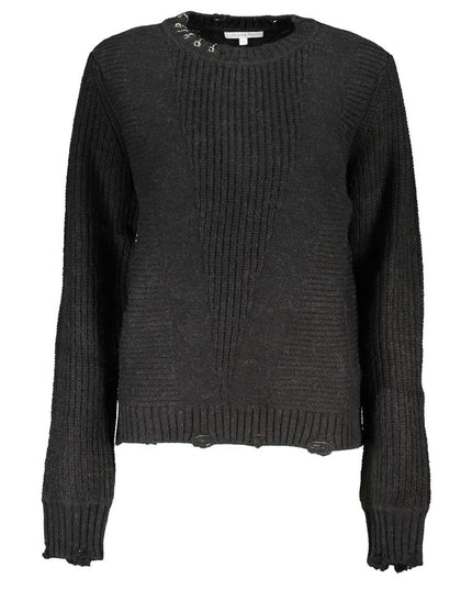 Patrizia Pepe Black Fabric Sweater
