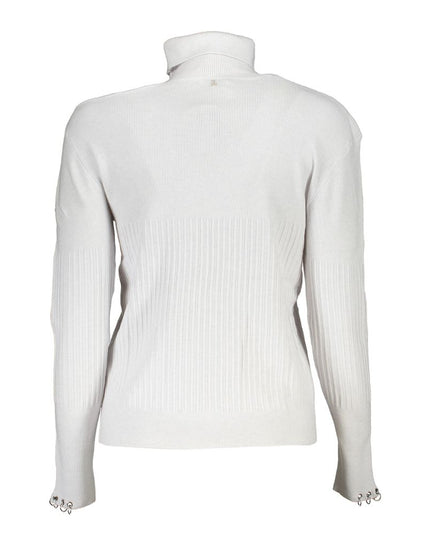 Patrizia Pepe Gray Cotton Sweater