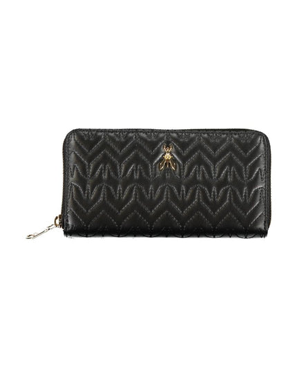 Patrizia Pepe Black Polyurethane Women Wallet