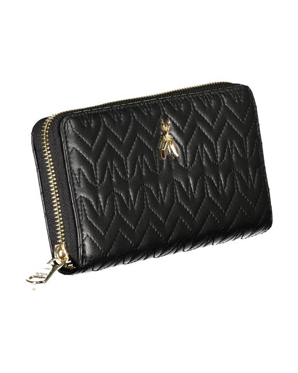 Patrizia Pepe Black Polyurethane Women Wallet
