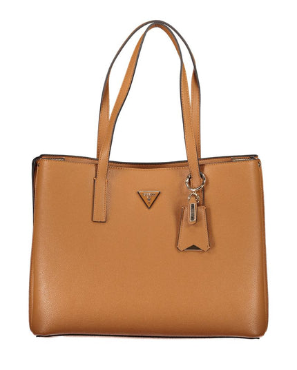 Guess Jeans Marrone Polyurethane Women Handbag