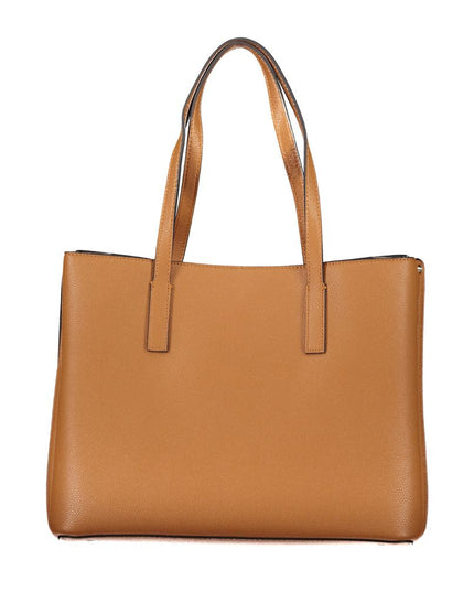 Guess Jeans Marrone Polyurethane Women Handbag