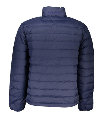 La Martina Blue Polyamide Men Jacket