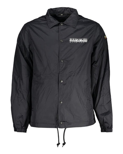 Napapijri Black Polyester Men Jacket