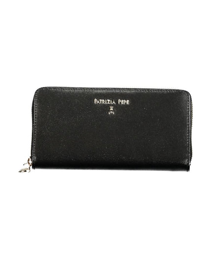 Patrizia Pepe Black Leather Women Wallet