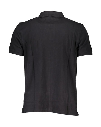 Timberland Black Organic Cotton Men Polo Shirt
