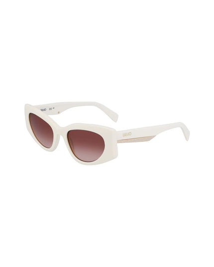 Liu Jo White Acetate Women Sunglasses