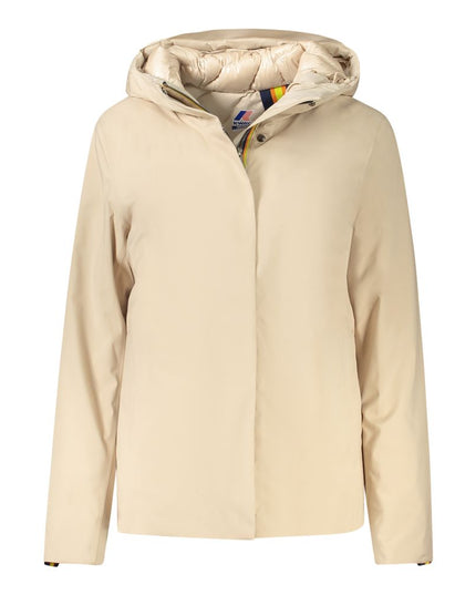 K-WAY Beige Polyester Jackets & Coat