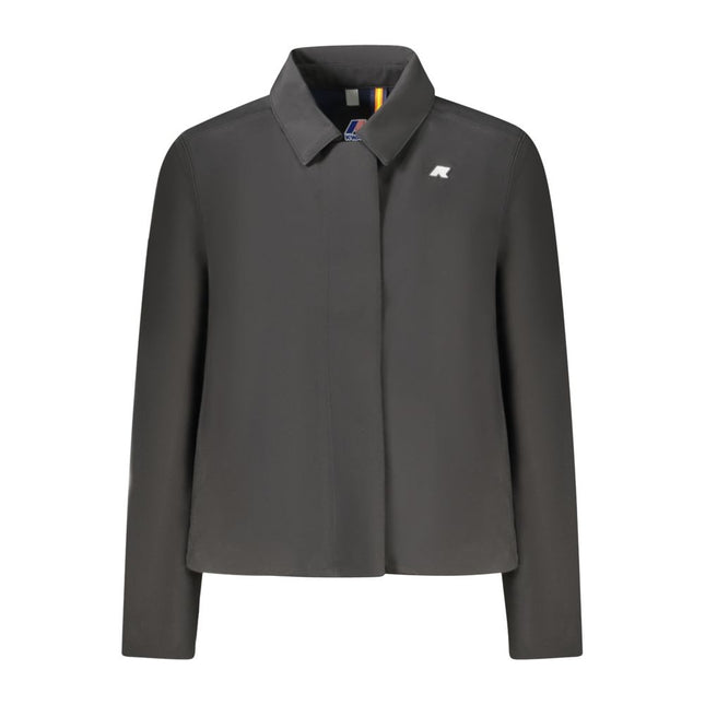 K-WAY Black Polyester Jackets & Coat