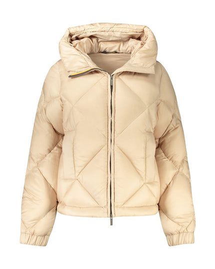 K-WAY Beige Polyester Jackets & Coat