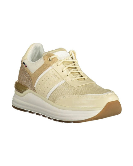 U.S. POLO ASSN. Beige Polyester Sneaker