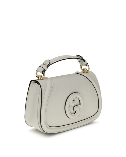 Gucci White Calf Leather Bos Taurus Handbag