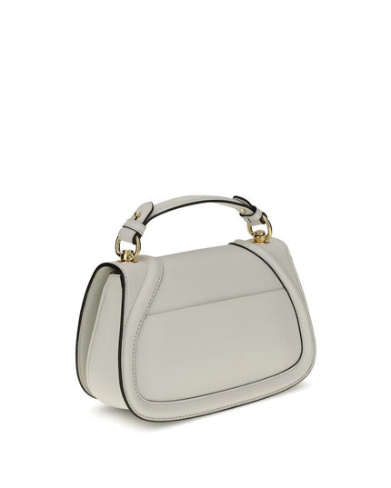 Gucci White Calf Leather Bos Taurus Handbag