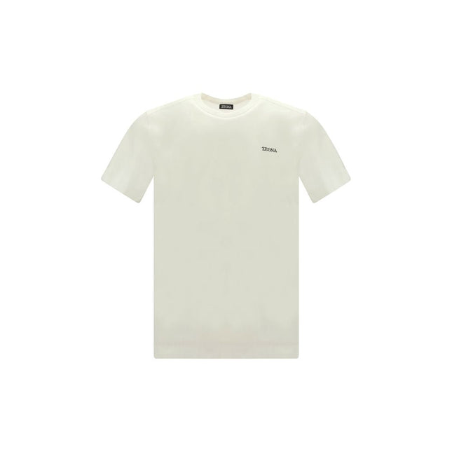 ZEGNA White Cotton T-Shirt