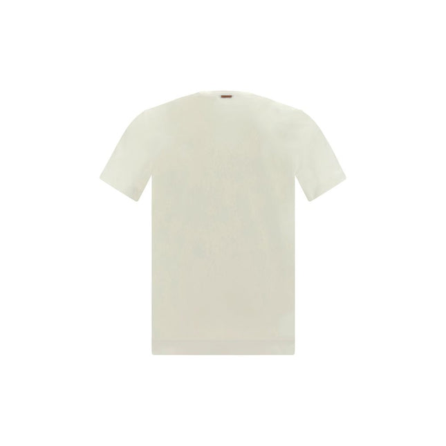 ZEGNA White Cotton T-Shirt