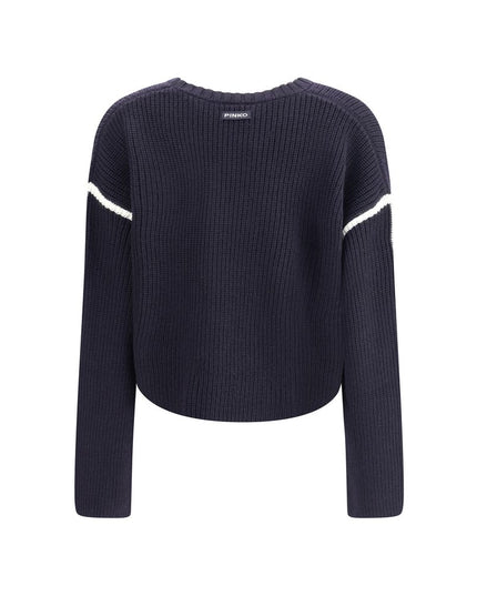 PINKO Blue Wool Sweatshirt