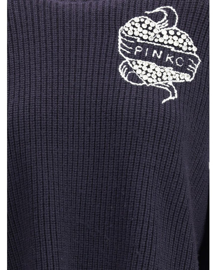 PINKO Blue Wool Sweatshirt