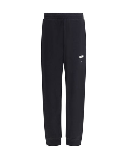Moschino Black Cotton Joggers (Workout Pants)