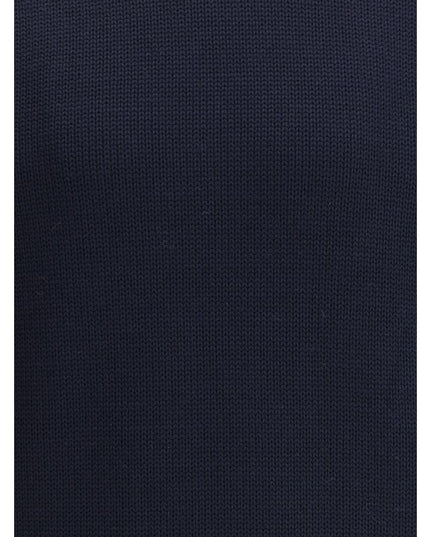 Roberto Collina Blue Merino Wool Turtleneck