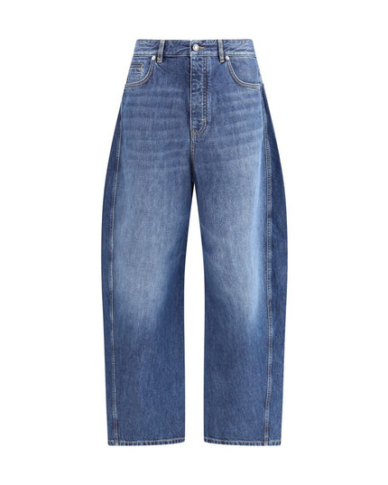 Givenchy Blue Cotton Relaxed Fit Jeans