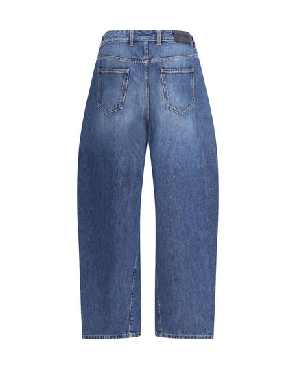 Givenchy Blue Cotton Relaxed Fit Jeans