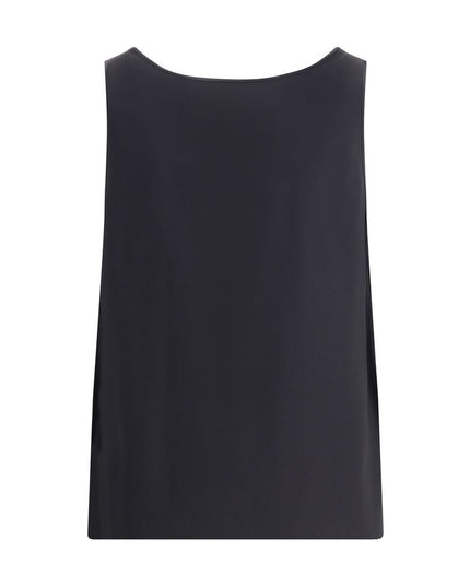 Dolce & Gabbana Black Silk Top