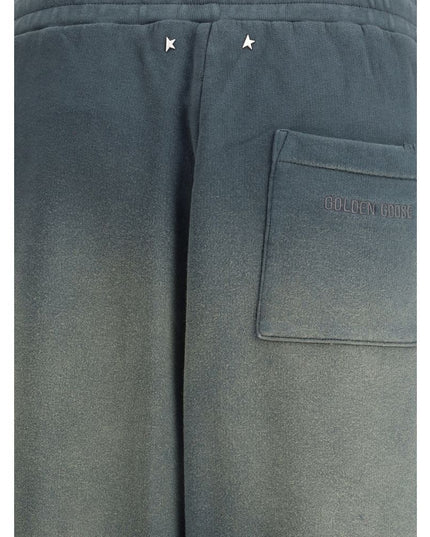 Golden Goose Blue Cotton Casual Pants
